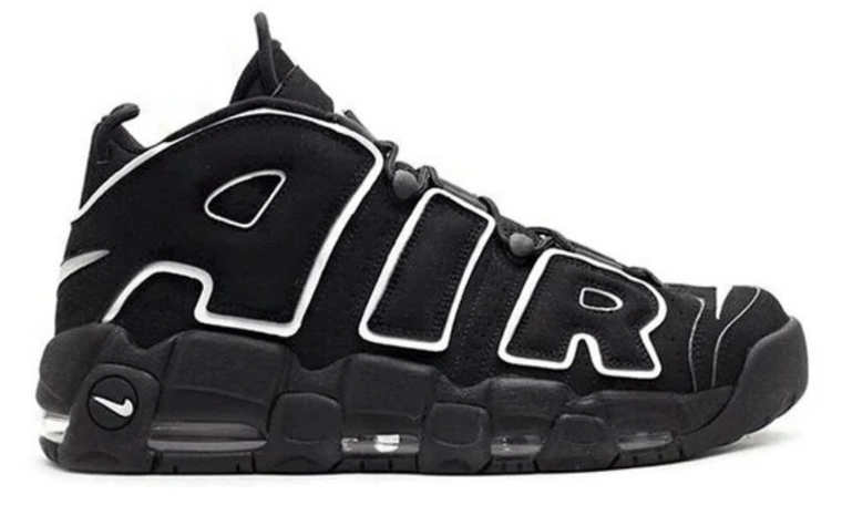 Nike Air More Uptempo Black/White
