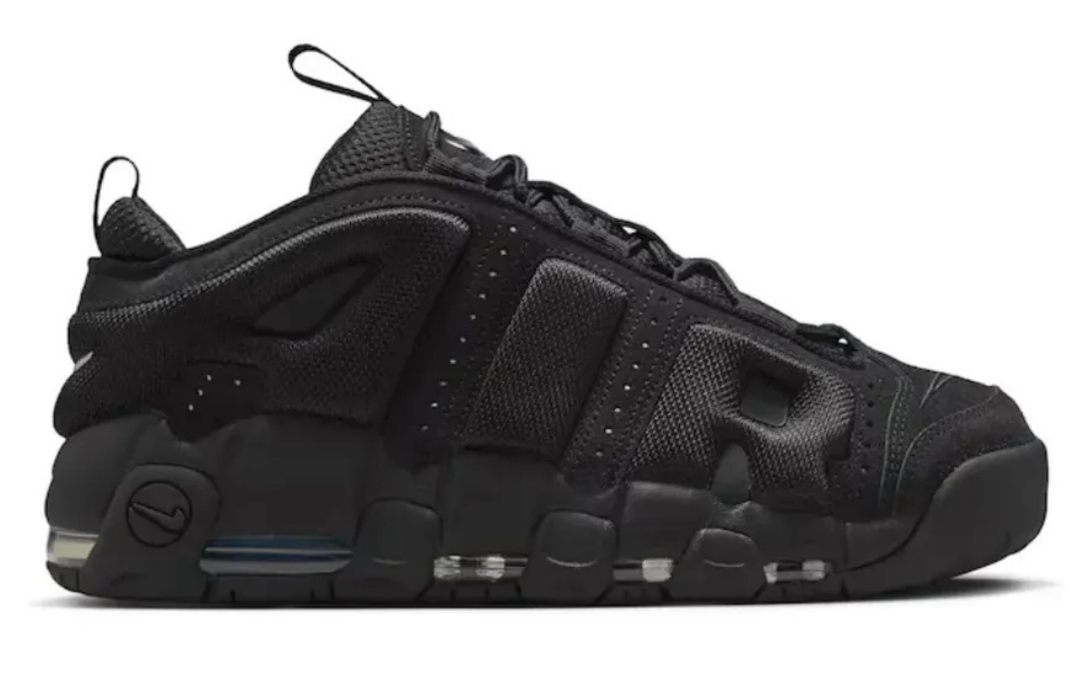 Nike Air More Uptempo Low Triple Black - imagem 1