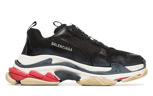 Balenciaga Triple S Black White Red