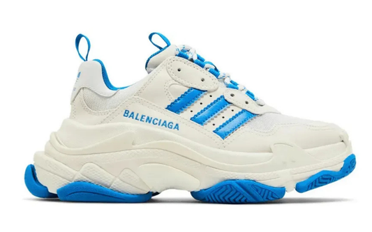 Balenciaga x Adidas Triple S Blue/White
