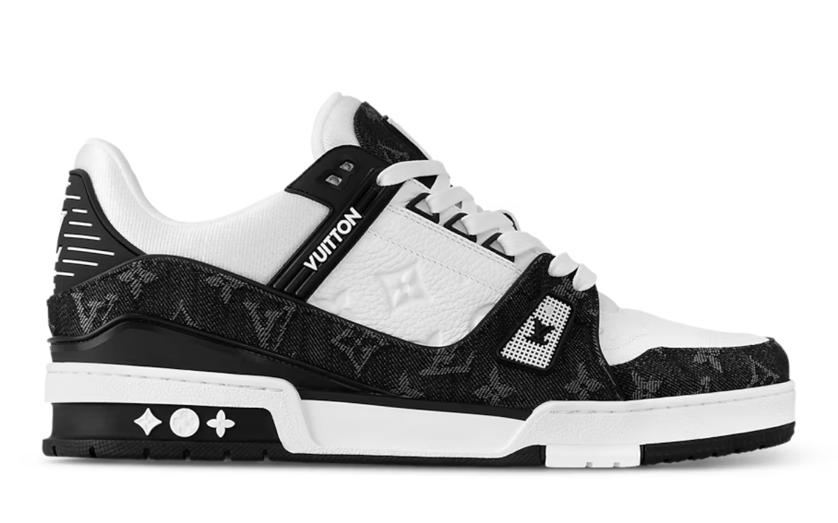 Louis Vuitton Trainer White Black - imagem 1