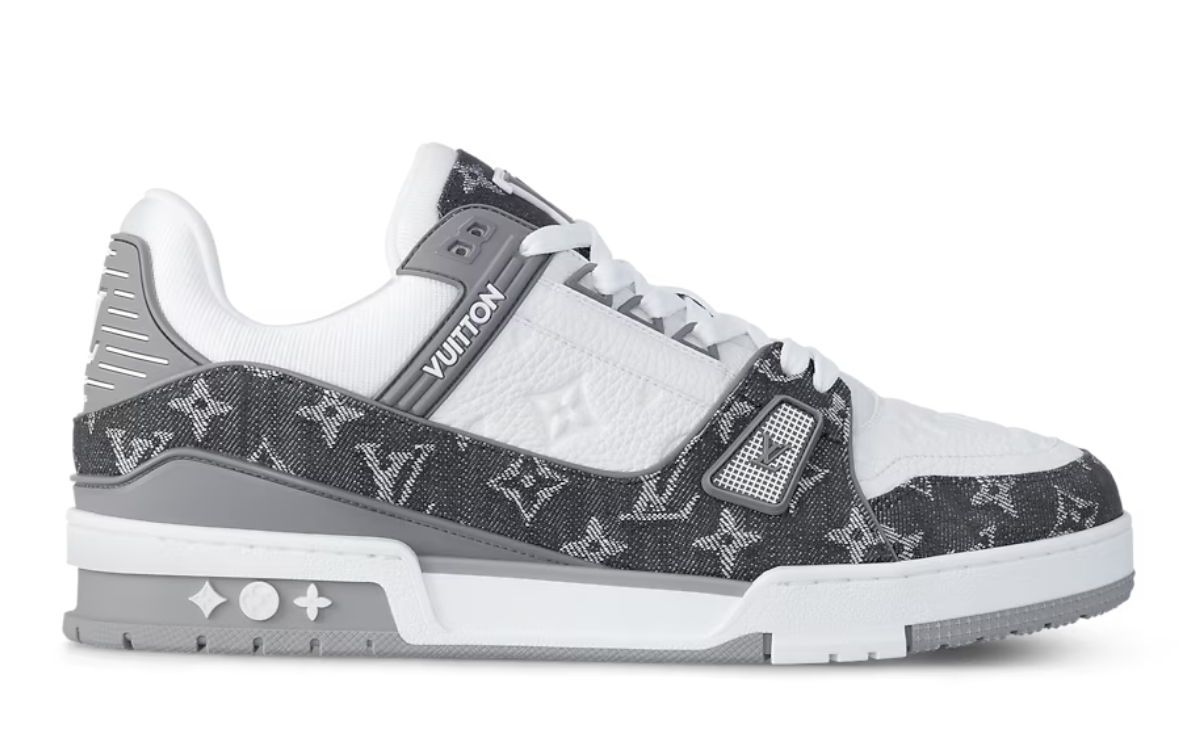 Louis Vuitton Trainer White Grey - imagem 1