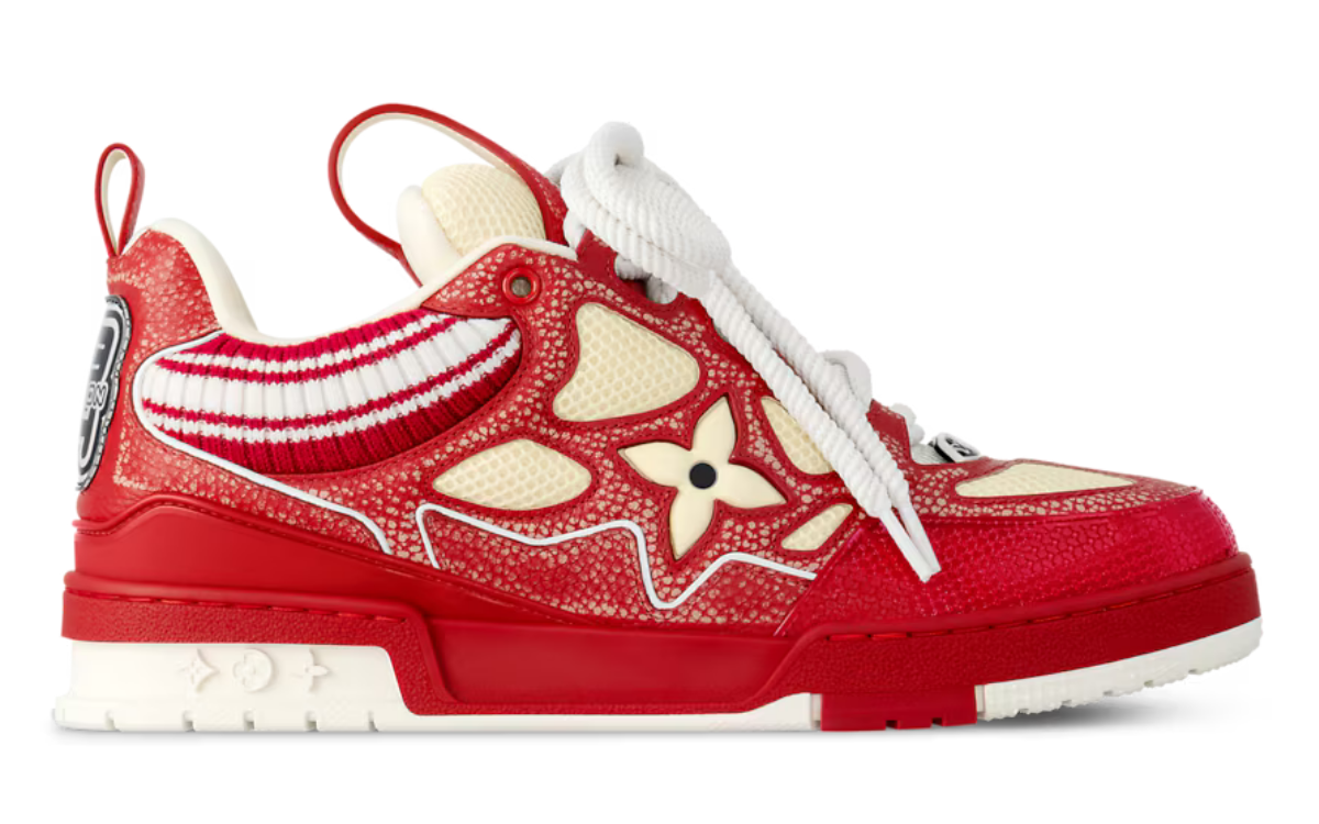 Louis Vuitton Skate Sneaker Red White - imagem 1
