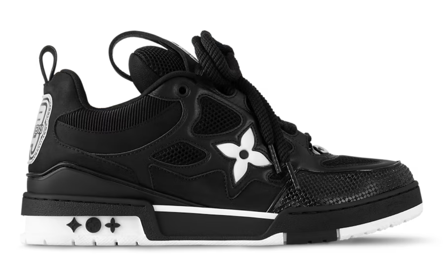 Louis Vuitton Skate Sneaker Black White