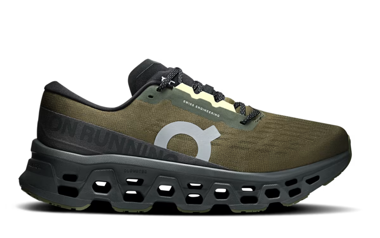 On Cloudmonster 3 Olive Eclipse