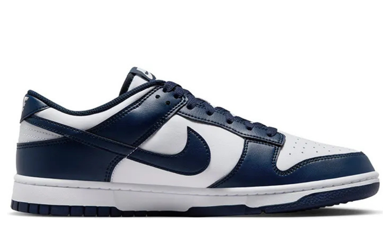 Nike Dunk Low White Midnight Navy