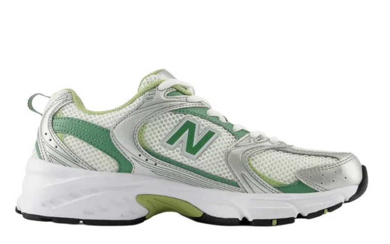 New Balance 530 White/Green Matcha