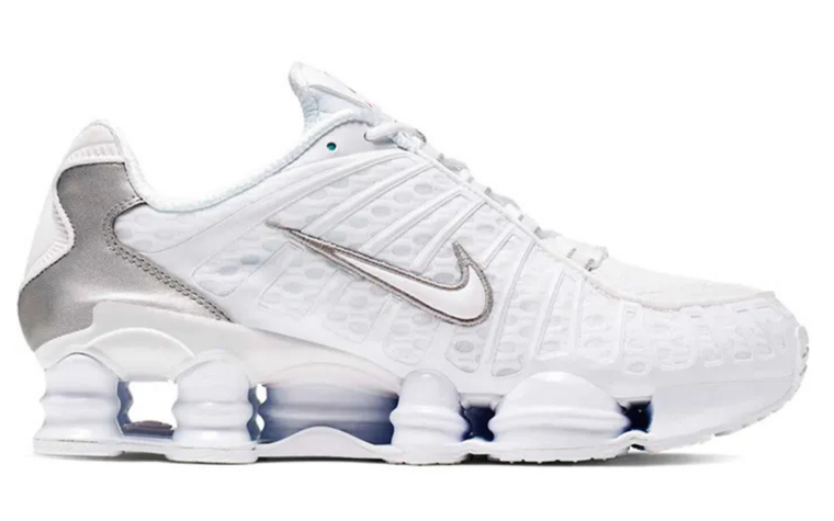 Nike Shox TL White/Metallic Silver