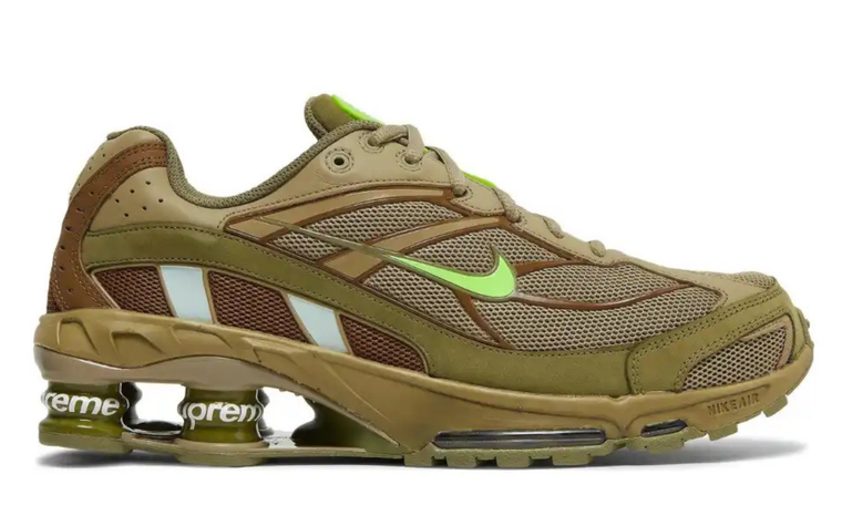 Supreme x Nike Shox Ride 2 Olive