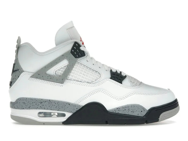 Air Jordan 4 White Cement em visualização 360°
